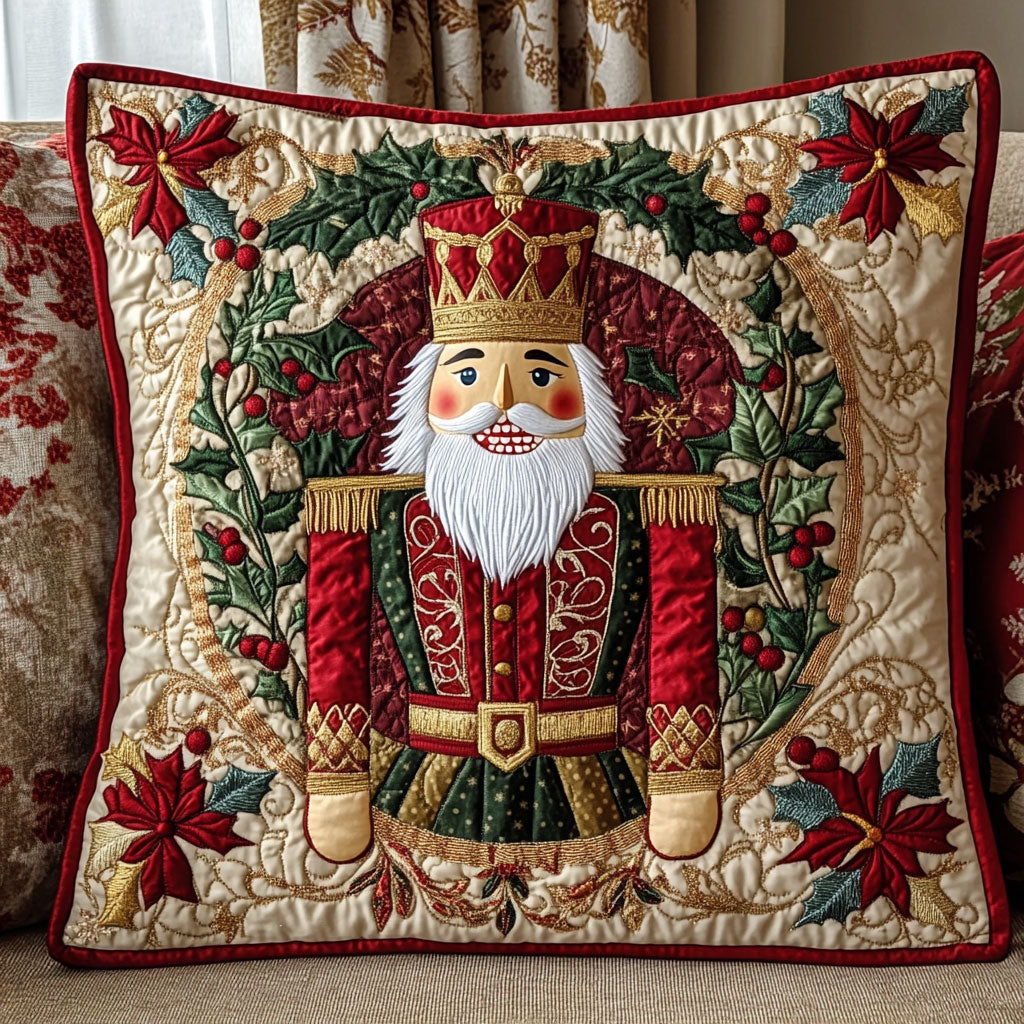 Nutcracker Christmas CW0110071CL Quilt Pillow Case-tidenox