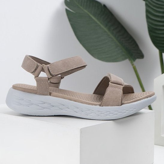 Women's Velcro Orthopedic Thick Sole Anti slip Sandals-tidenox
