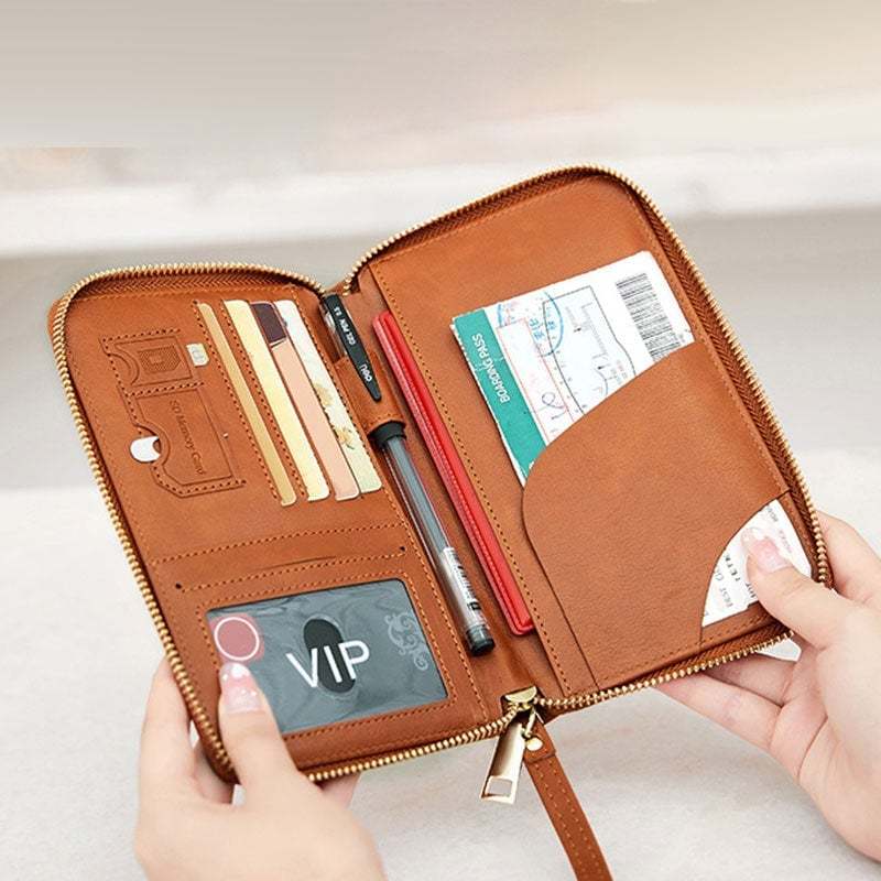 Multi-Functional RFID Passport Wallet