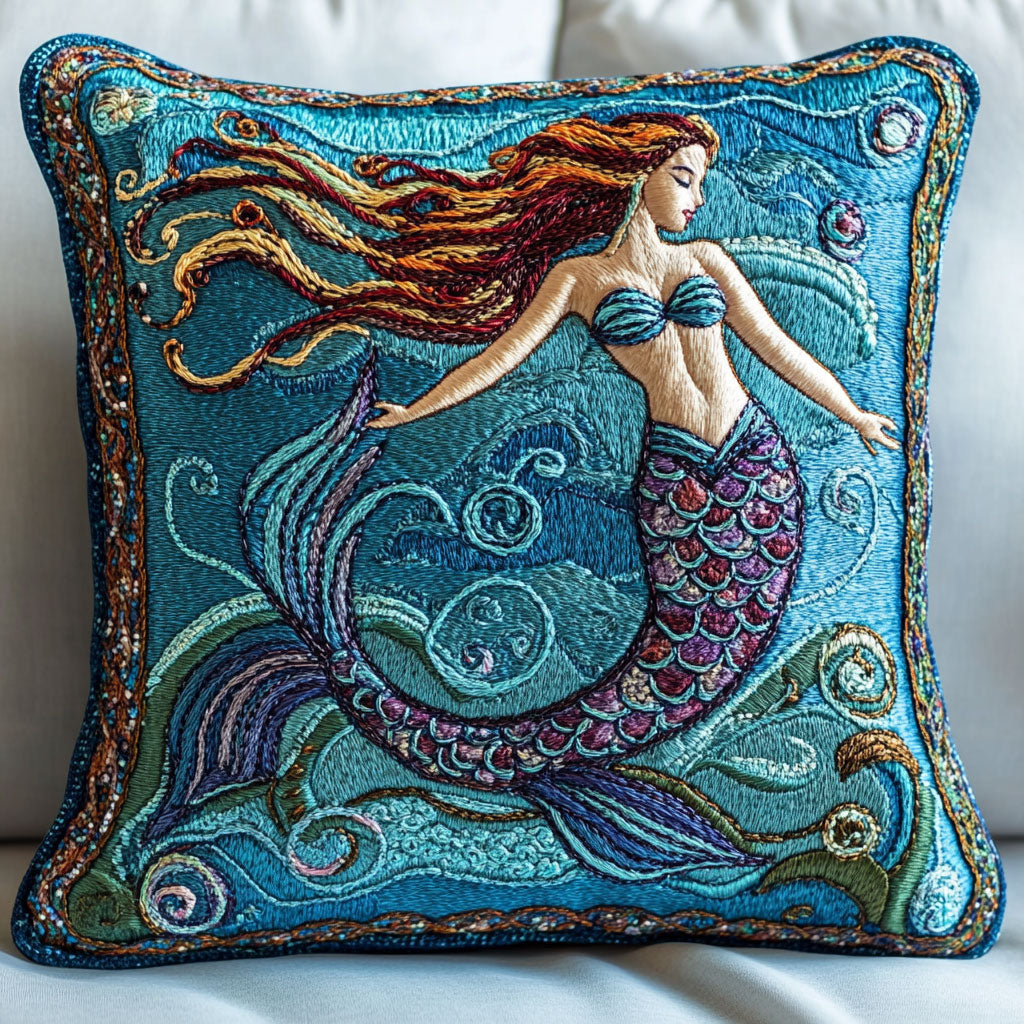 Beautiful Mermaid WJ1706013CL Quilt Pillow Case-tidenox
