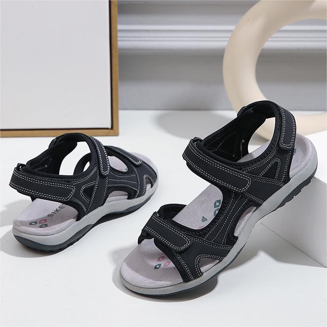 Orthopedic Sandals - Color Blocking Velcro Sports Sandals-tidenox