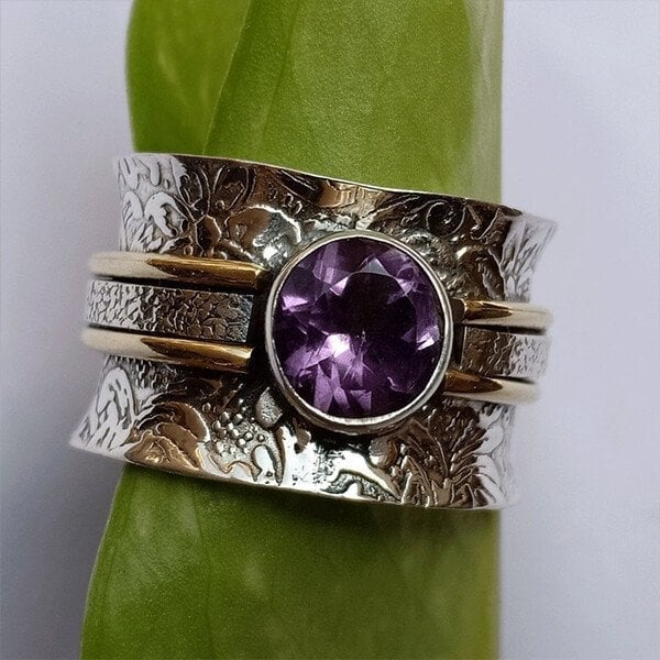 🎁Bohemian Crystal Meditation Ring-tidenox