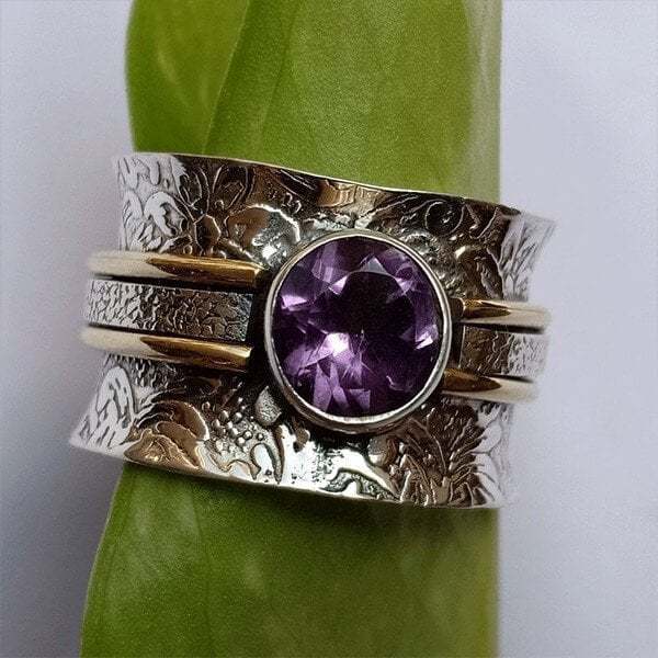 🎁Bohemian Crystal Meditation Ring-tidenox