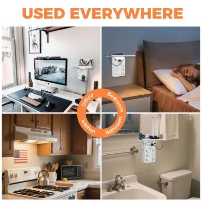 Wall Outlet Extender with Shelf Night(Buy 2 Free Shipping✈️)-tidenox