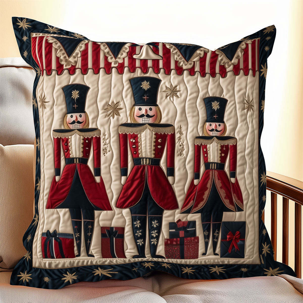 Christmas Guard CP2808151CL Quilt Pillow Case-tidenox