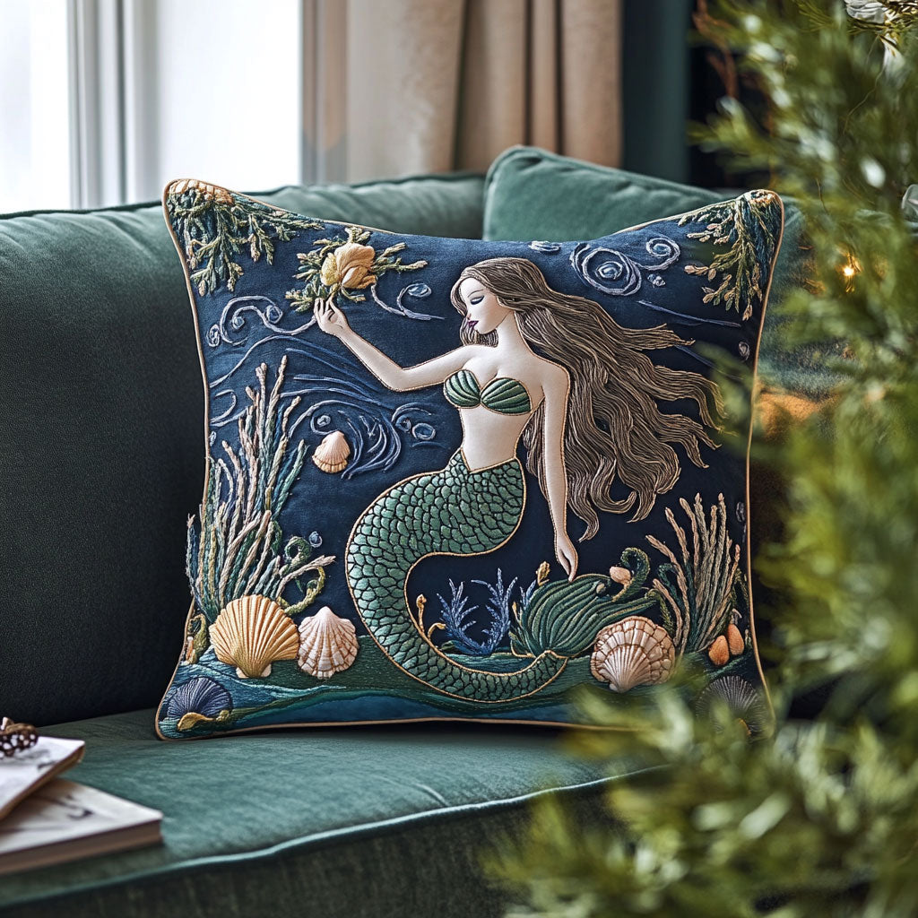 Beautiful Mermaid WJ1606026CL Quilt Pillow Case-tidenox