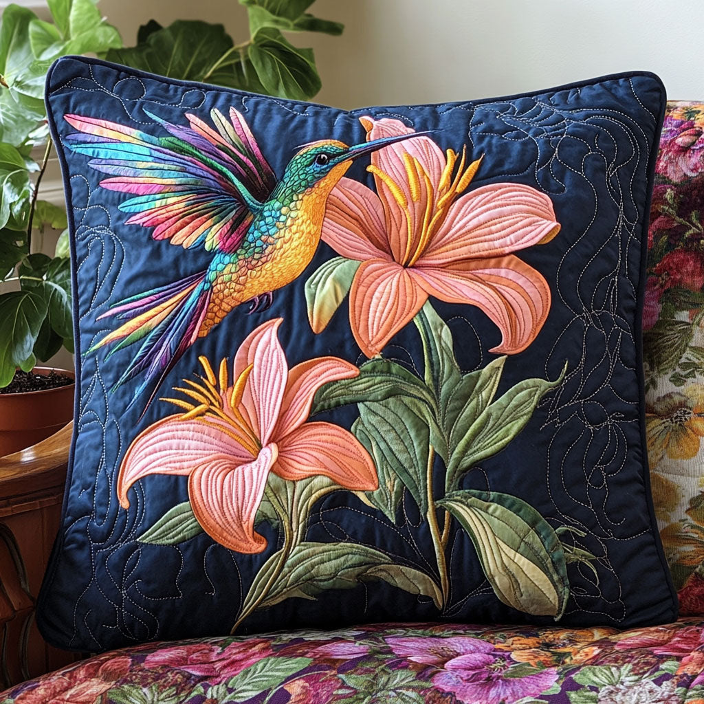 Hummingbird Lily CW1007026CL Quilt Pillow Case-tidenox