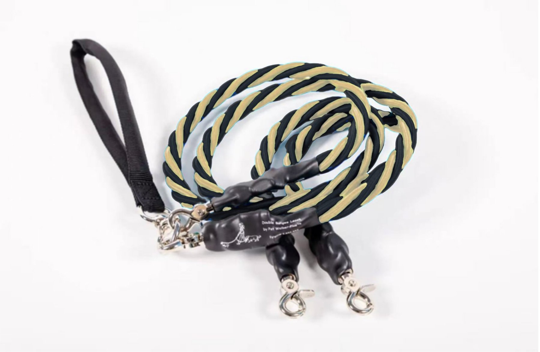 🔥🐕Double Bungee Leash - 1st step training tool-tidenox