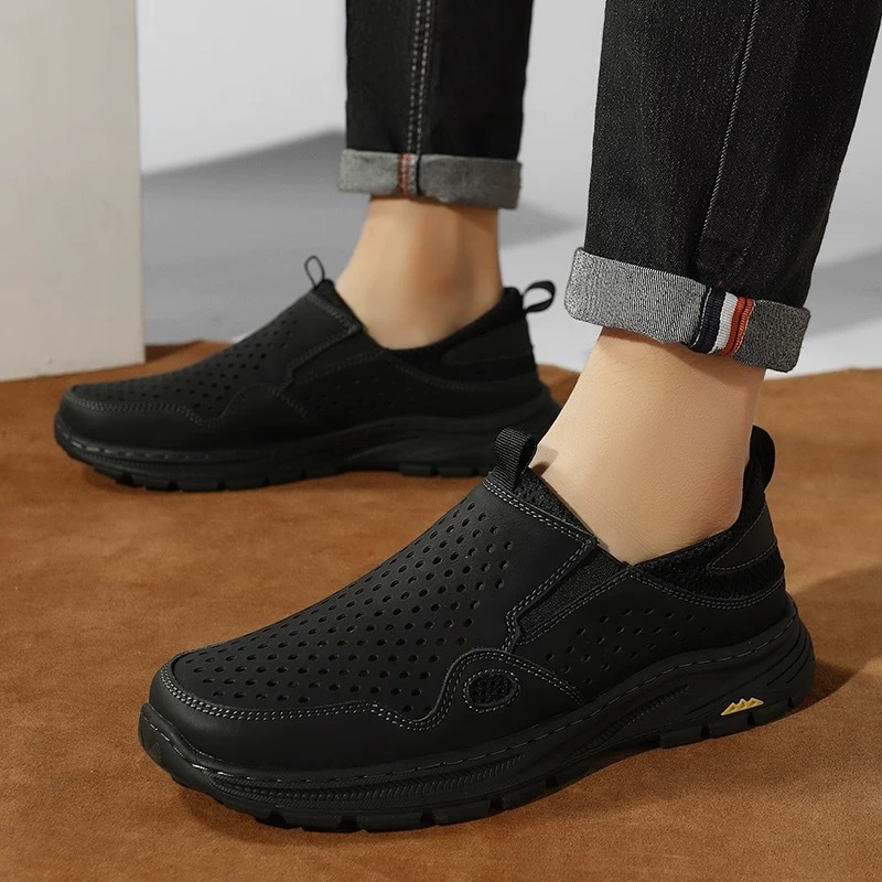 ⏰Last Day! 50% OFF 🔥Men’s Handmade Cowhide Orthopedic Slip-On Loafers by VECTOSOLE®