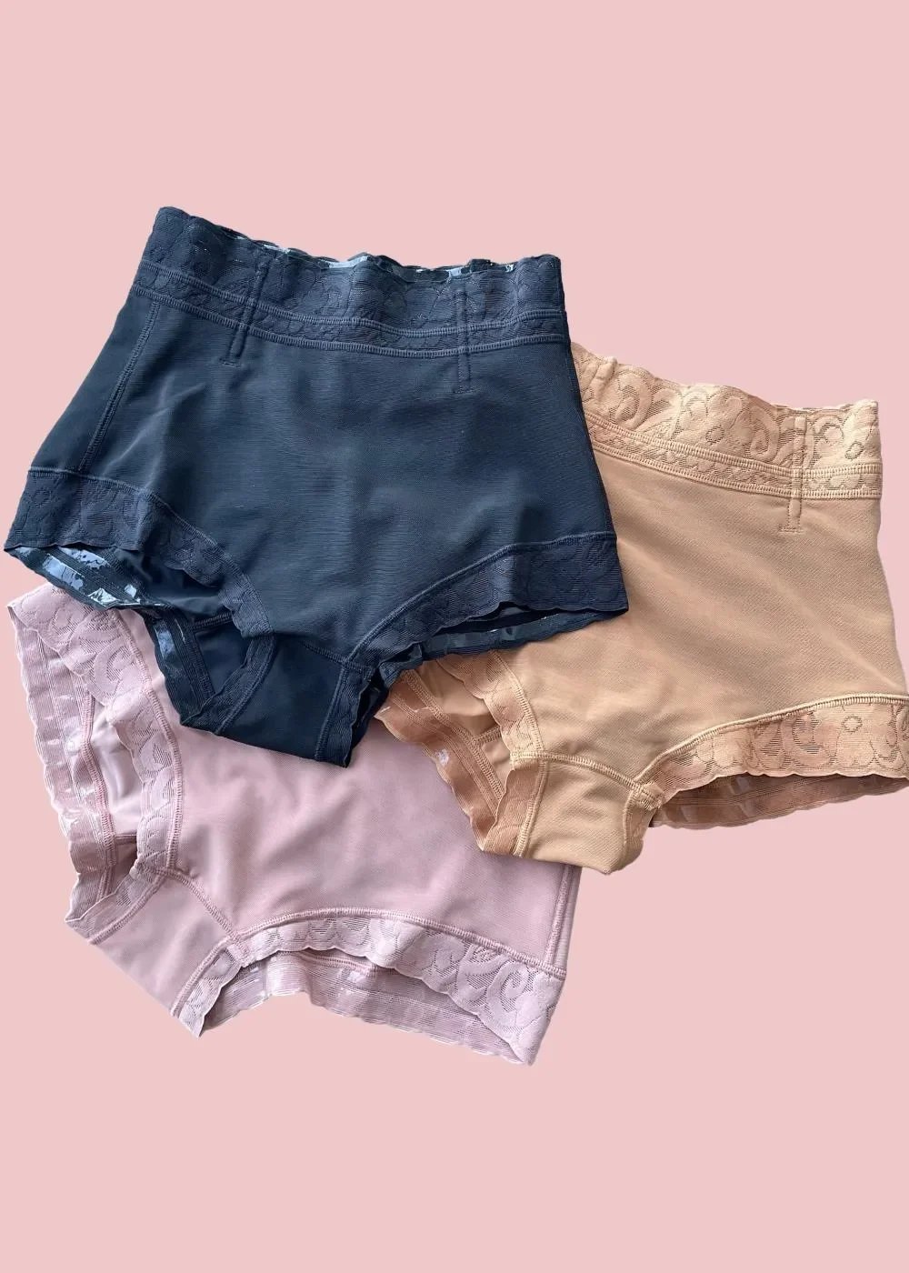 Women Lace Classic Daily Wear Body Shaper Butt Lifter Panty Smoothing Brief-tidenox