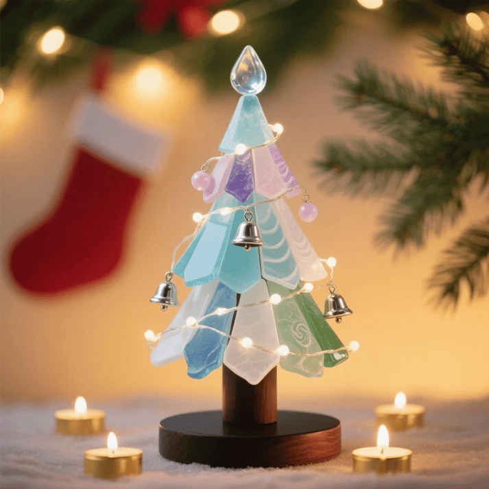 🌊Sea Glass Christmas tree-tidenox