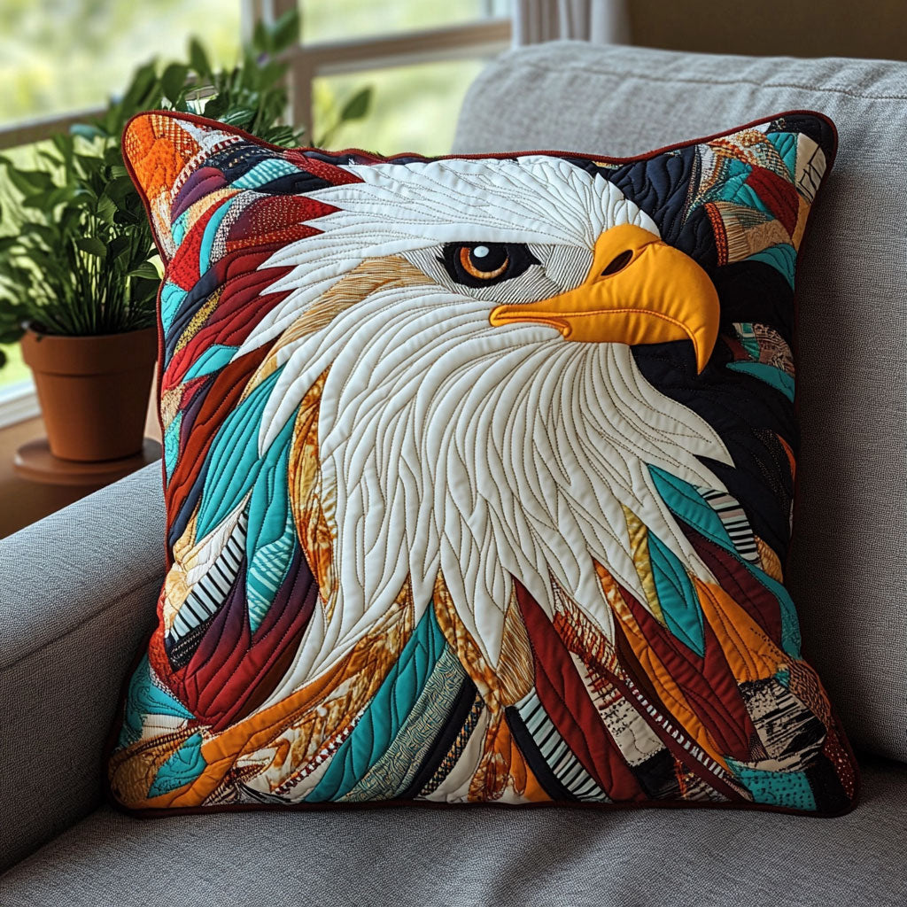 Eagle Native American CW1005038CL Quilt Pillow Case-tidenox