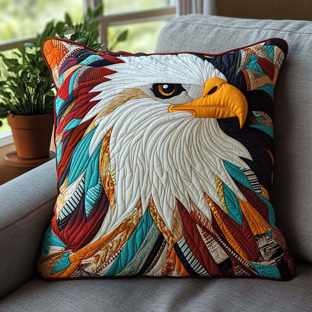 Eagle Native American CW1005038CL Quilt Pillow Case-tidenox