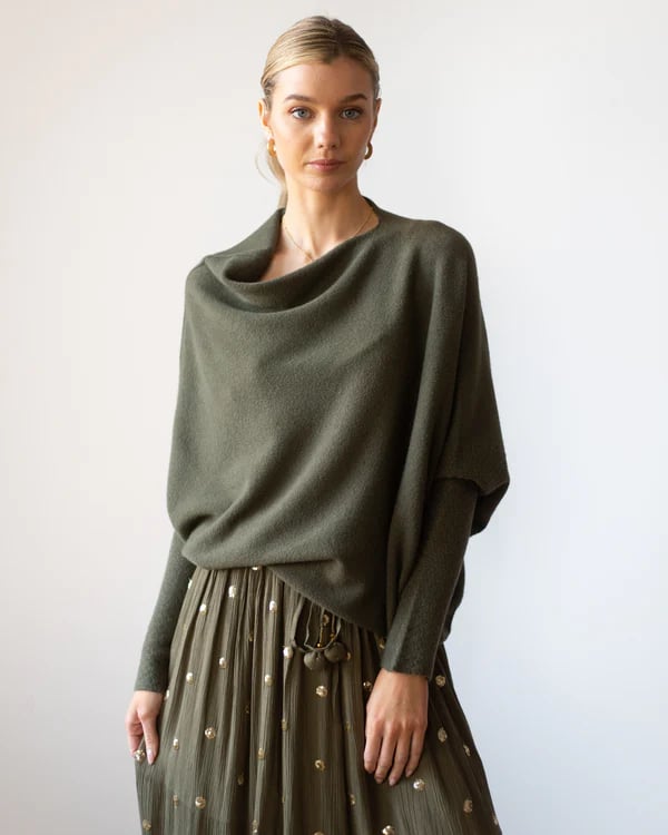 🔥LAST DAY 49%OFF🔥Asymmetric Draped Jumper