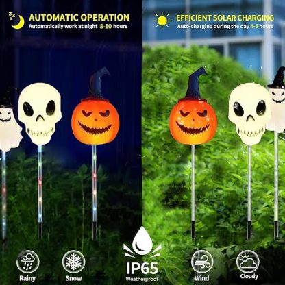 6 in 1 Halloween Solar Garden Lights