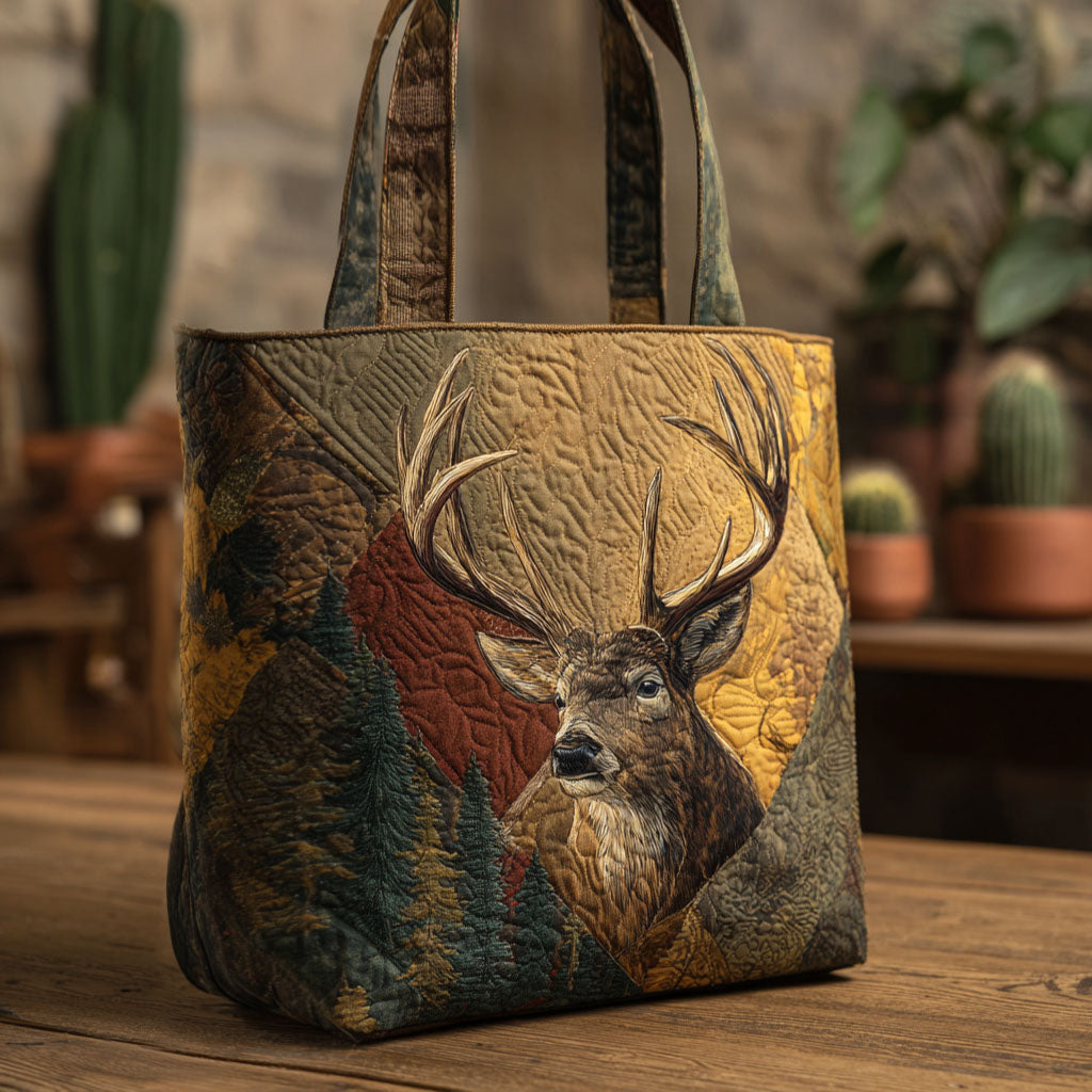 Silent Glade Quilted Tote Bag NCU0PT8722-tidenox