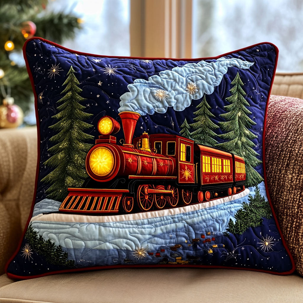 Train Christmas CW0110082CL Quilt Pillow Case-tidenox