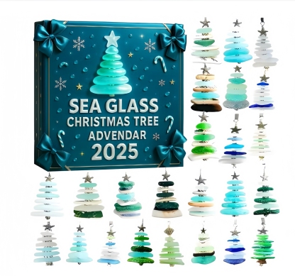 🔥🌊🎄Sea Glass Christmas Tree Advent Calendar🔥-tidenox