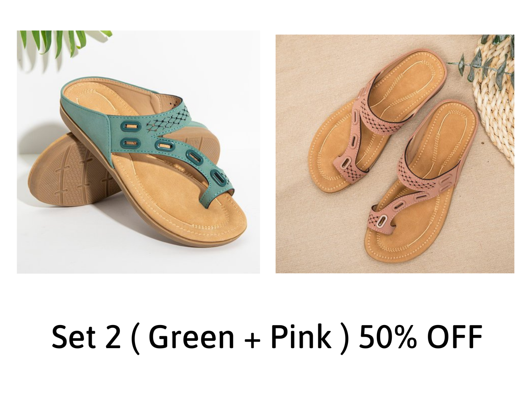 [#1 TRENDING SUMMER 2022] Soft Footbed Orthopedic Summer Sandals 🔥 SALE OFF UP TO 65%-tidenox