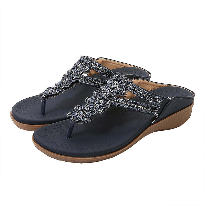 Women's Arch Support Flat Sandals - SIKETU-tidenox