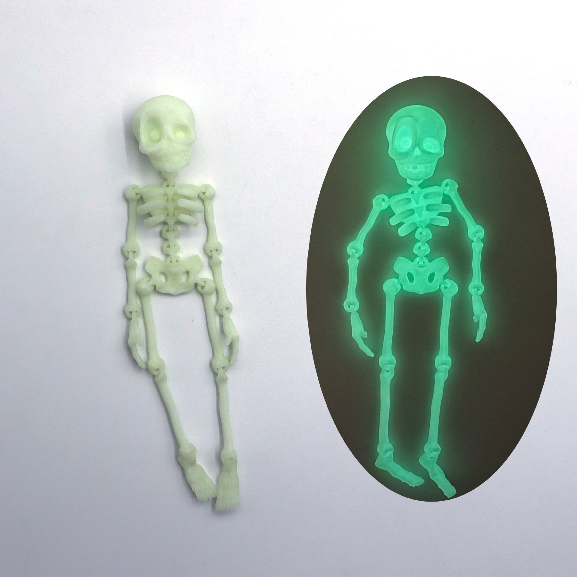 3D Printed Vintage Skeleton Magnetic Figurine 🎃-tidenox