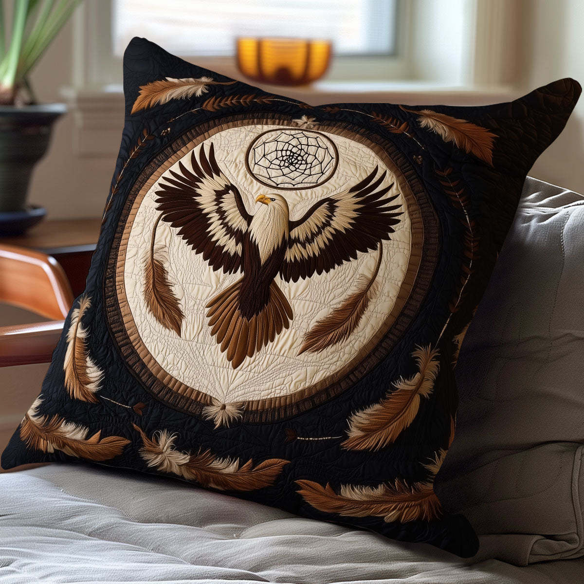 Eagle Feather Trail WN1704050CL Quilt Pillow Case-tidenox