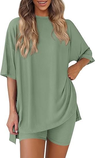 🏆Flash Sale⚡ 50K+ SOLD! Almost Gone-💥Women's Summer Casual Loose Two-Piece Casual Suit