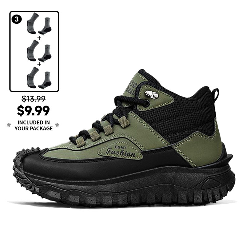 (⏰Limited Time Sale 70% OFF) Men’s Work Hiking Boots – Waterproof, Non-Slip, Puncture and Smash Resistant, Wide Toe, Arch Support – Ideal for Daily Wear and Outdoor Adventures-tidenox