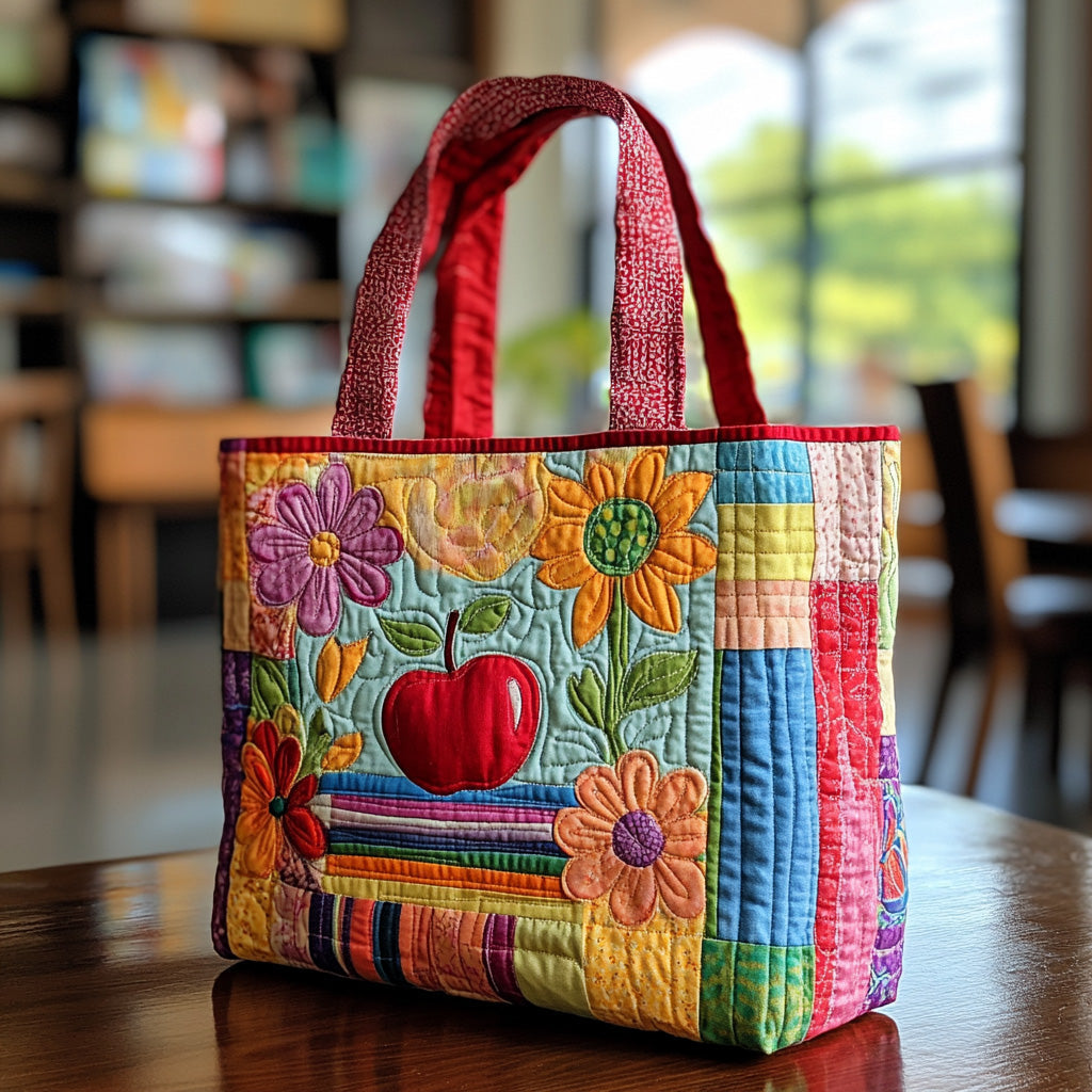 Knowledge Roots Quilted Tote Bag NCU0DV7470-tidenox