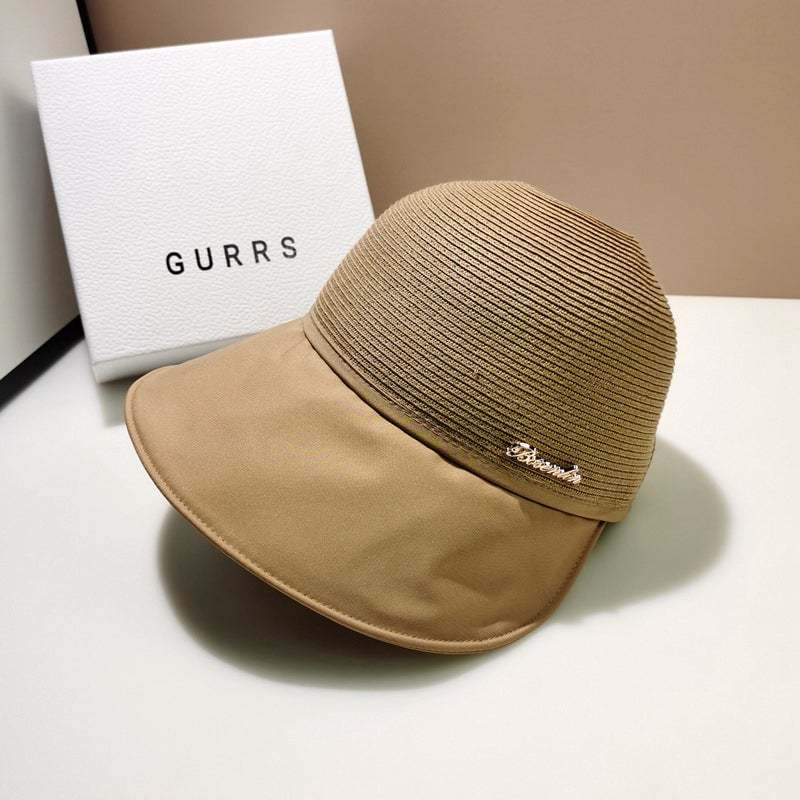 Women's Large Brim Sunscreen Hat-tidenox