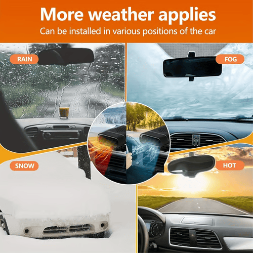 🎉Black Friday Deal Only 12.99🔥New Upgrade Portable Car Heater, 60s Fast Demisting Defroster-tidenox