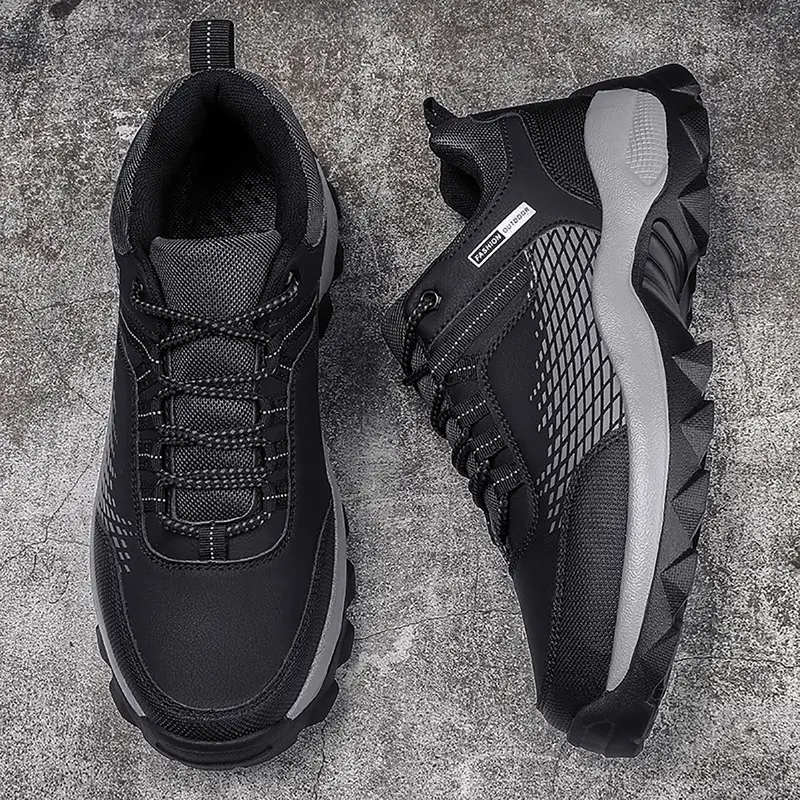 (⏰Limited Time Sale 70% OFF) Men's Wear Resistant Non-slip Anti-skid Anti-puncture Hiking Shoes -tidenox