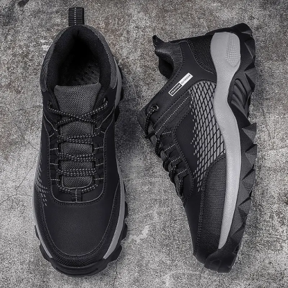 (⏰Limited Time Sale 70% OFF) Men's Wear Resistant Non-slip Anti-skid Anti-puncture Hiking Shoes -tidenox