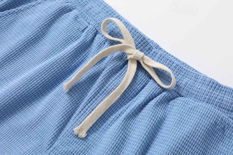 Hombre Pantalones cortos de gofres Pantal&oacute;n corto Pantalones cortos de verano Pantalones cortos casuales Bolsillo Correa Cintura el&aacute;stica Plano Comodidad Transpirable Corto Exterior Vacaciones 2025 - &euro; 23.99 &ndash;P5