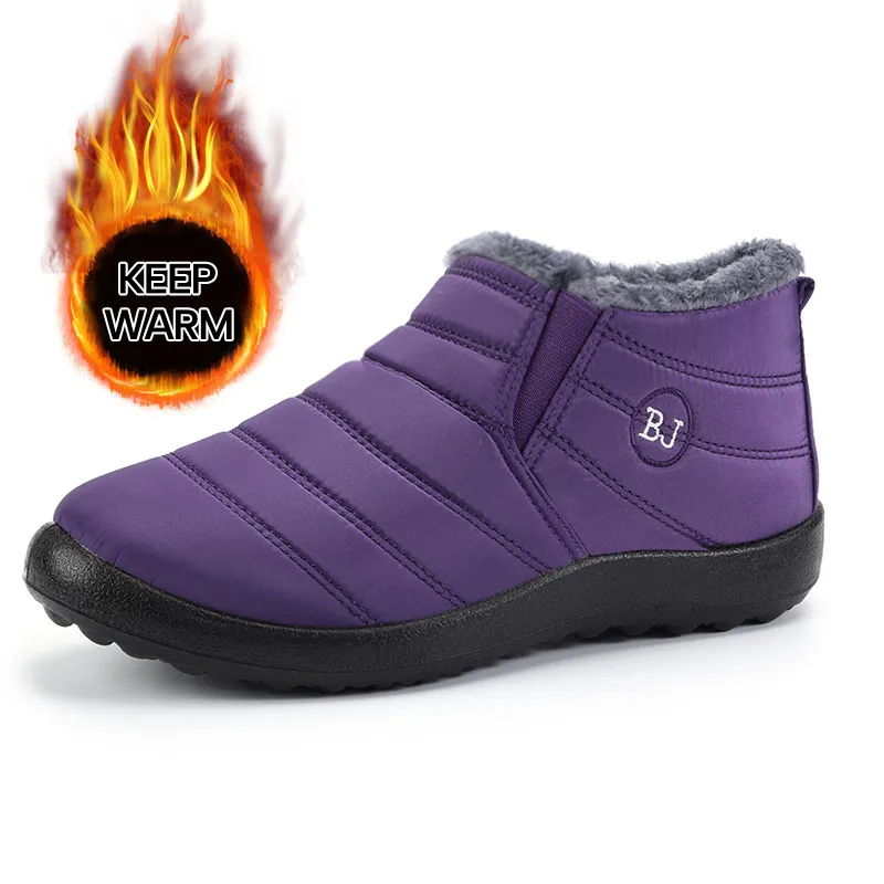 Women's Waterproof Orthopedic Warm Boots-tidenox