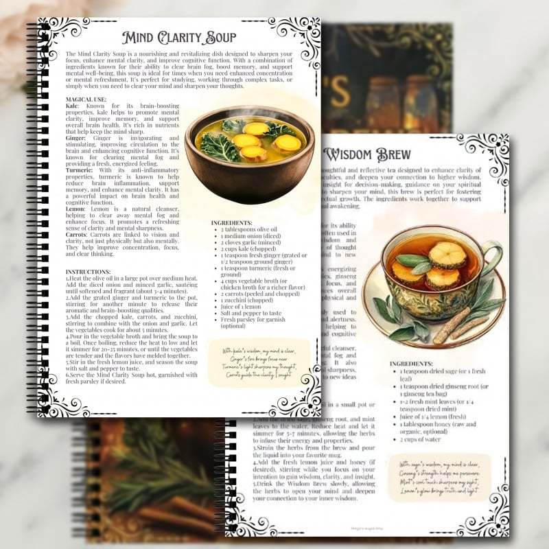 🔥Last Day 49% OFF - 🧙‍♀️🍲WITCH'S STEW & BREWS Decipes:50 Enchanted Recipes for Body and Soul💫