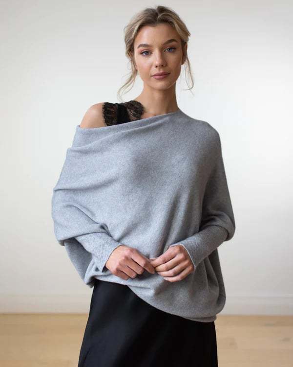 🔥LAST DAY 49%OFF🔥Asymmetric Draped Jumper