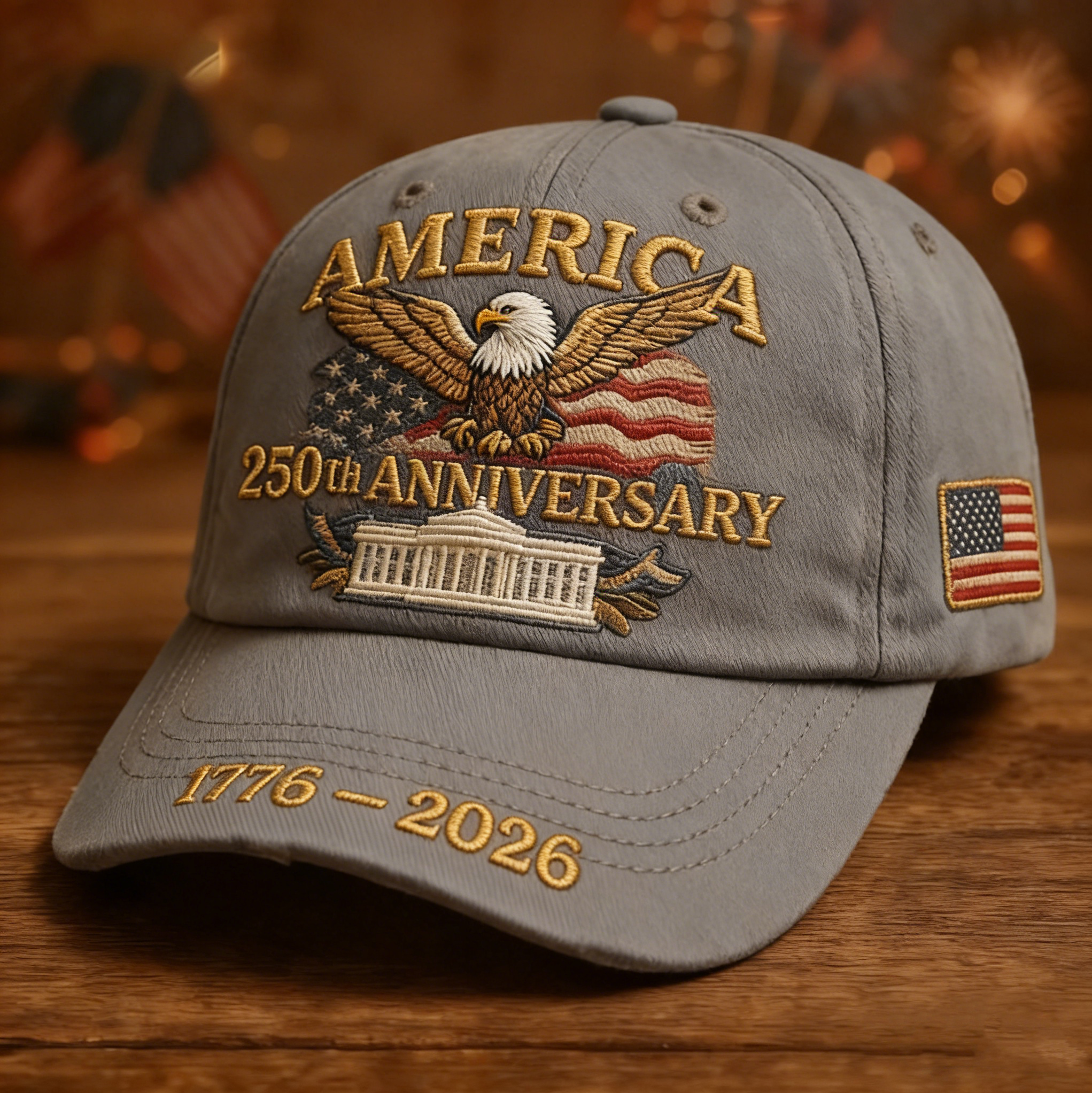 United States 250th Anniversary Print Cap