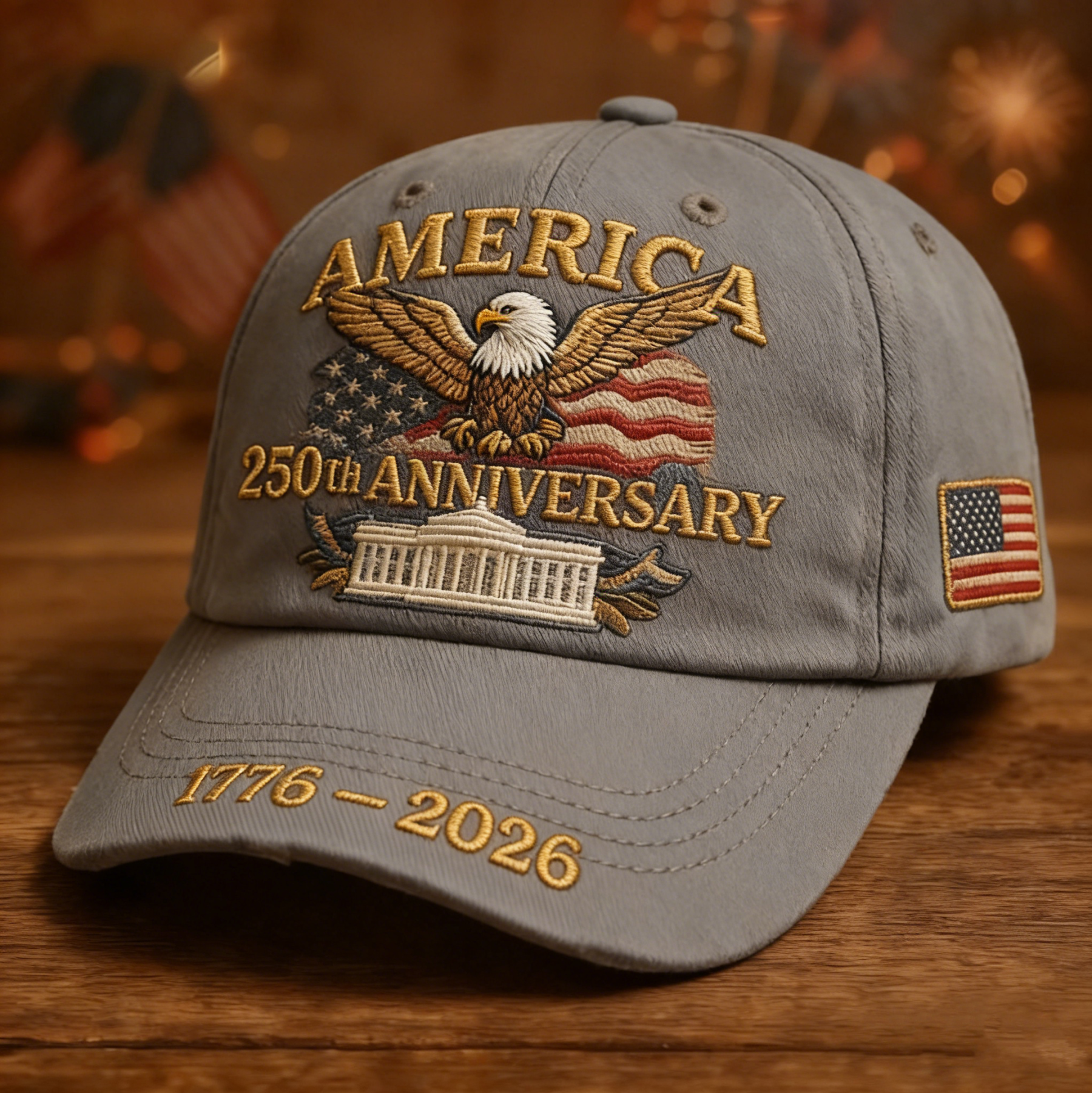 United States 250th Anniversary Print Cap