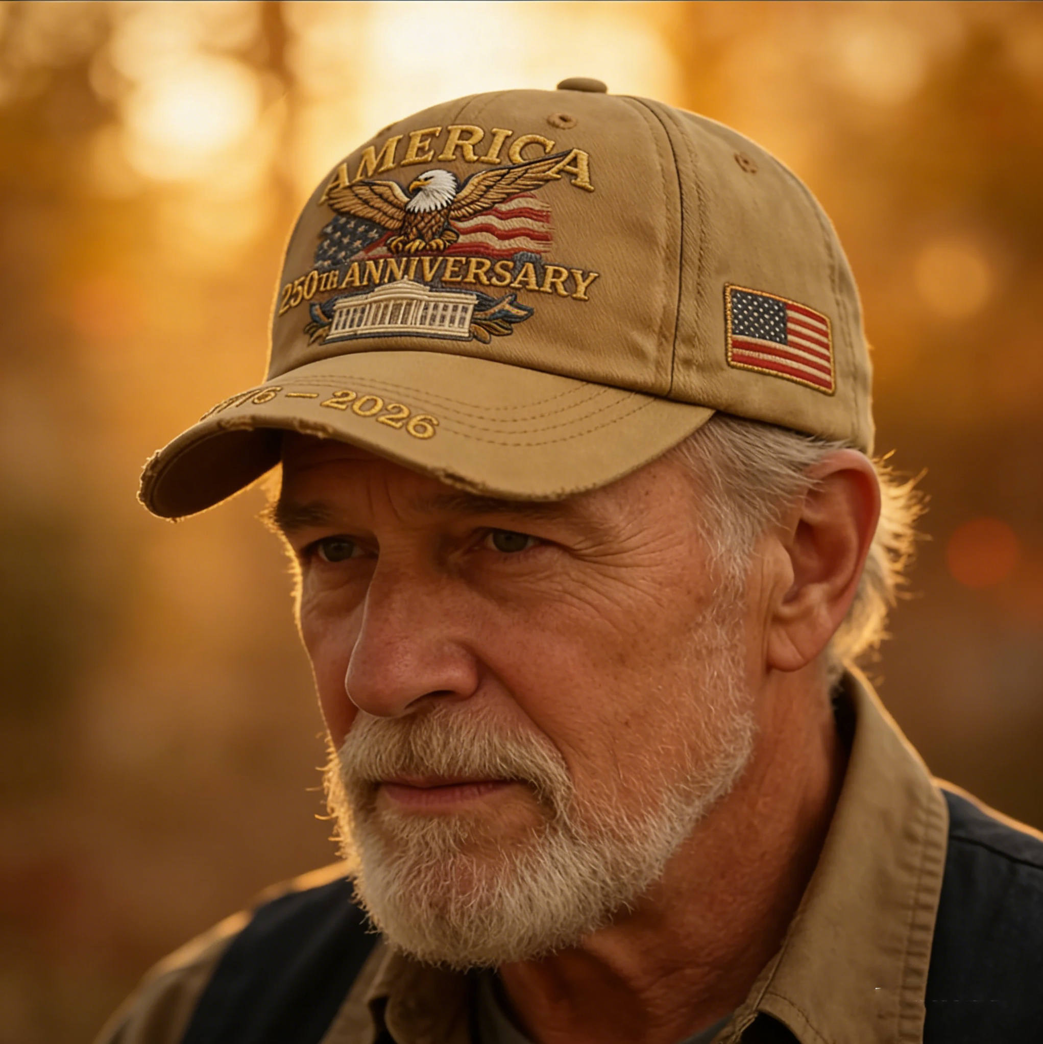 United States 250th Anniversary Print Cap