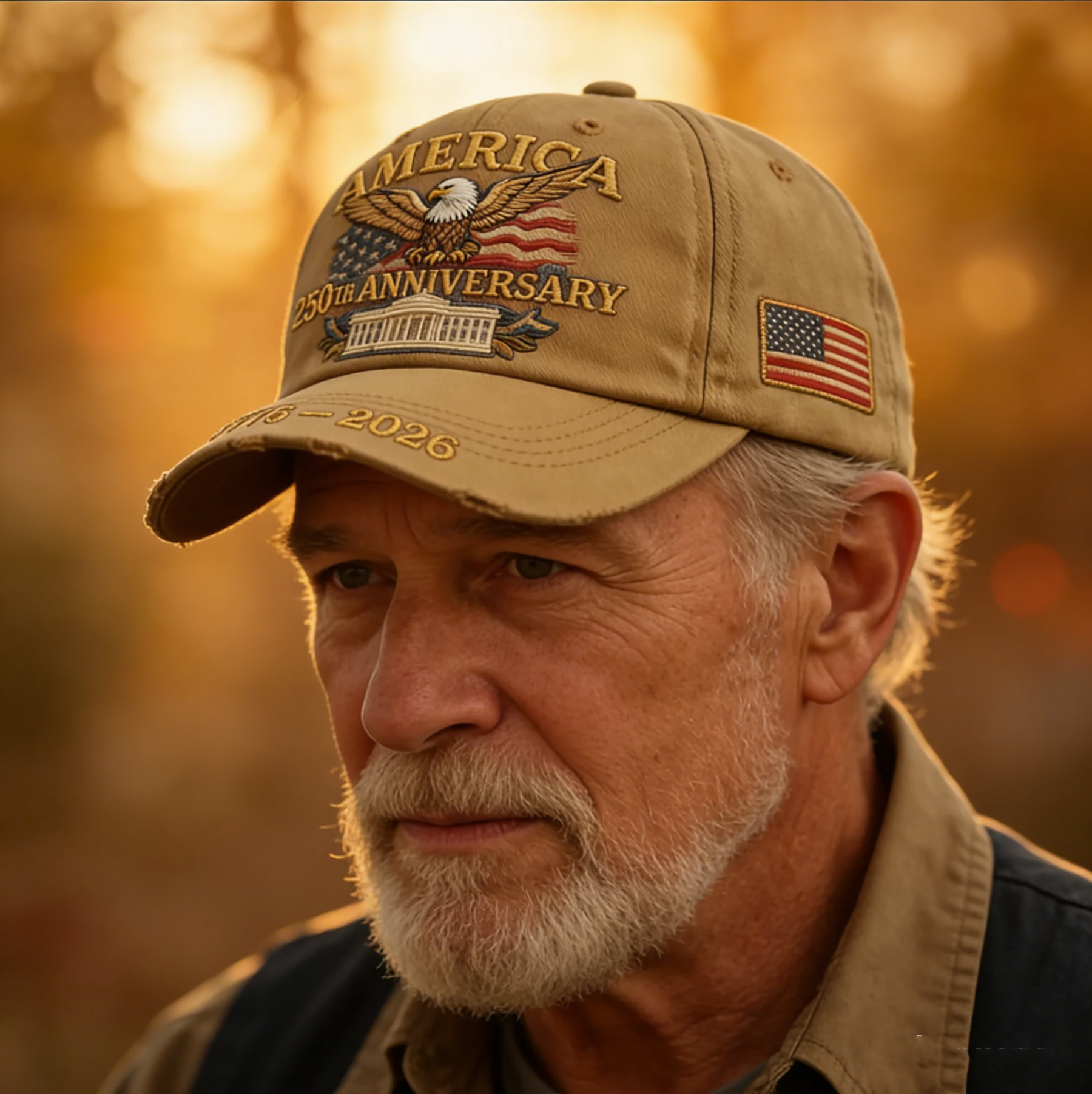 United States 250th Anniversary Print Cap