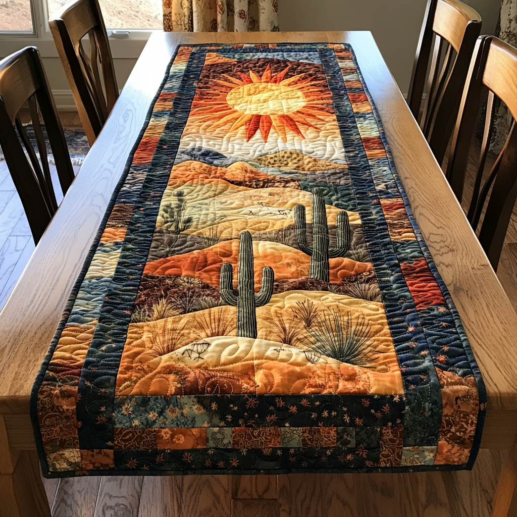 Desert Bloom Quilted Table Runner NCU0DK5195-tidenox