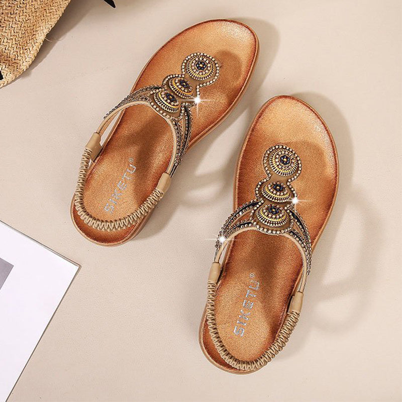 Women's Comfy Flat Sandals - SIKETU-tidenox