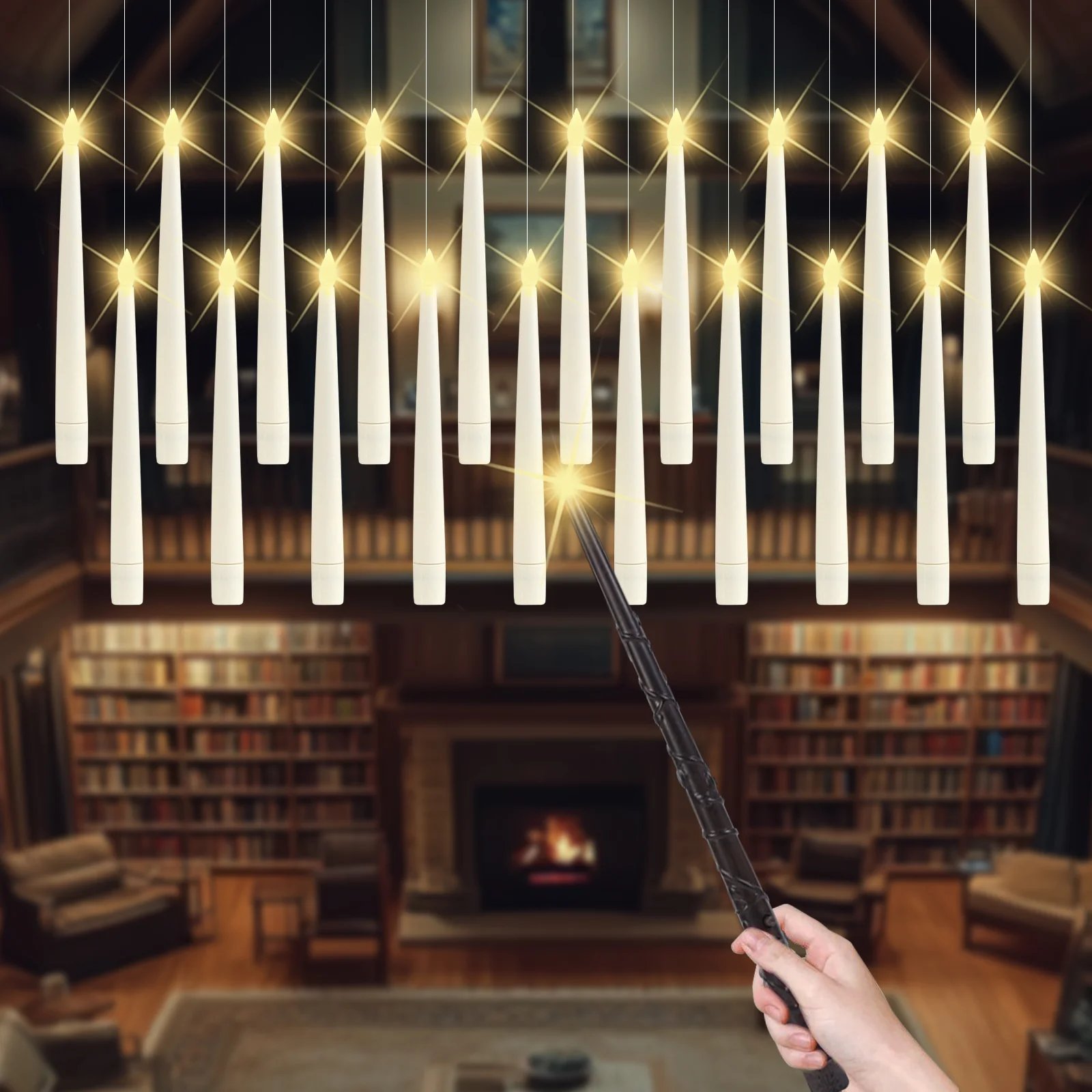 Floating Candles with Wand🎃