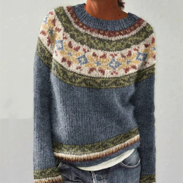 The Alpine Bloom Sweater-tidenox