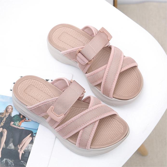Mennee Women's Lightweight Sports Style Comfortable Thick Sole Sandals-tidenox