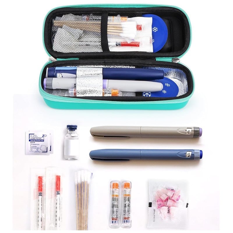 Insulin Cooler Travel Case with Temperature Display-tidenox