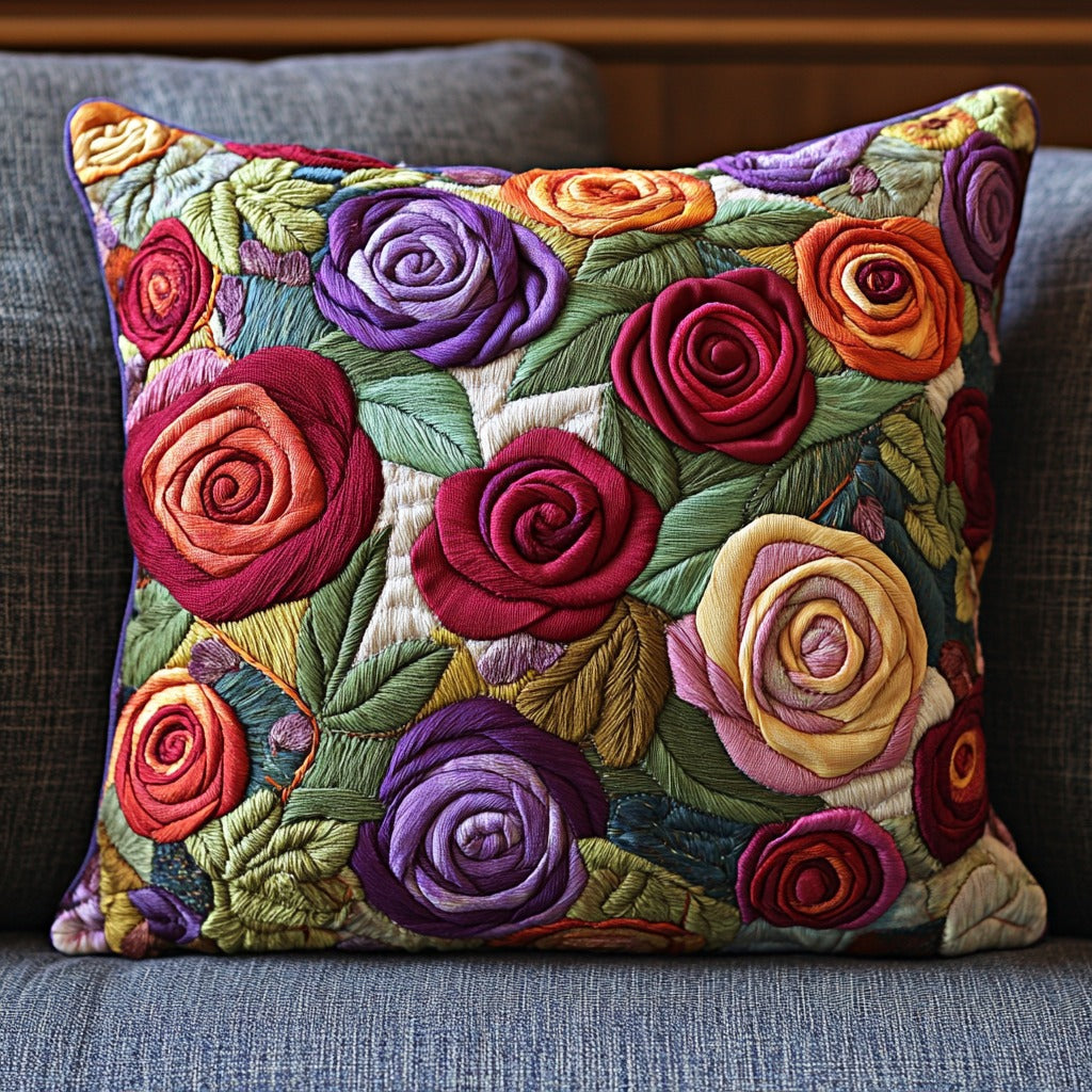 Rose Garden XR1810028CL Quilt Pillow Case-tidenox