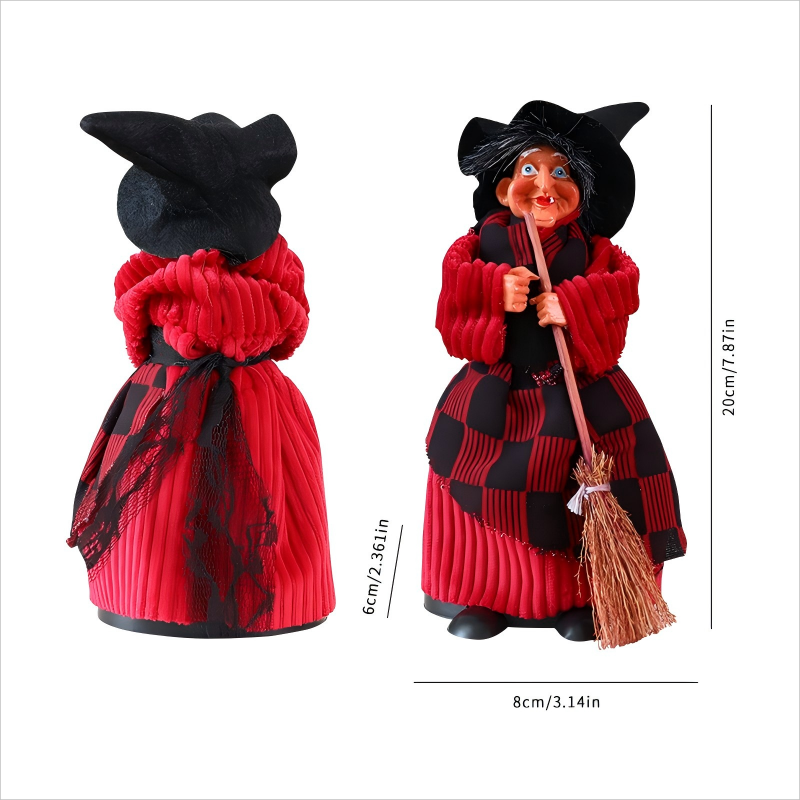 🧙🧹Halloween Witch Doll Statue Decor Desktop-tidenox