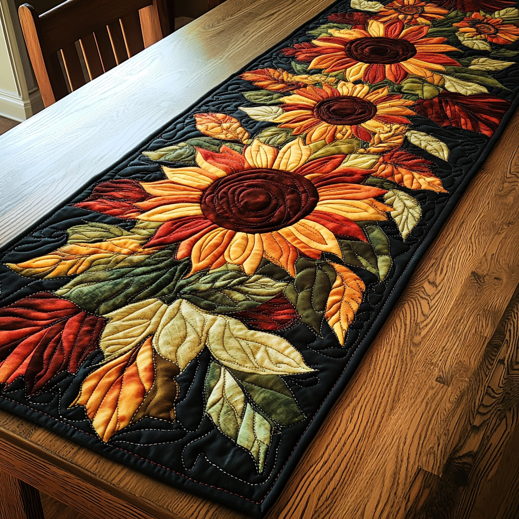 Autumn Garden Quilted Table Runner NCU0DV506-tidenox